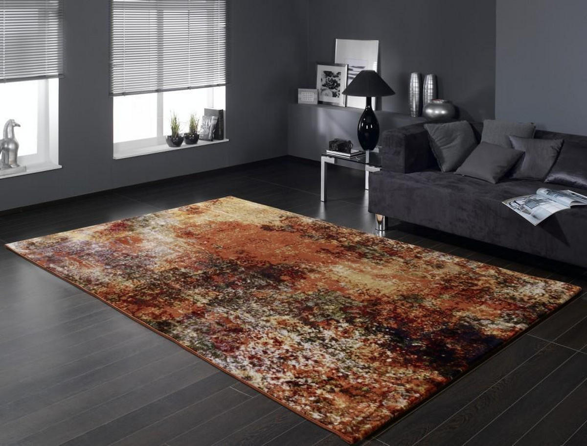 WEBTEPPICH 65/130 cm Megaglance Inferno Multicolor  - Multicolor, Basics, Textil (65/130cm) - Novel