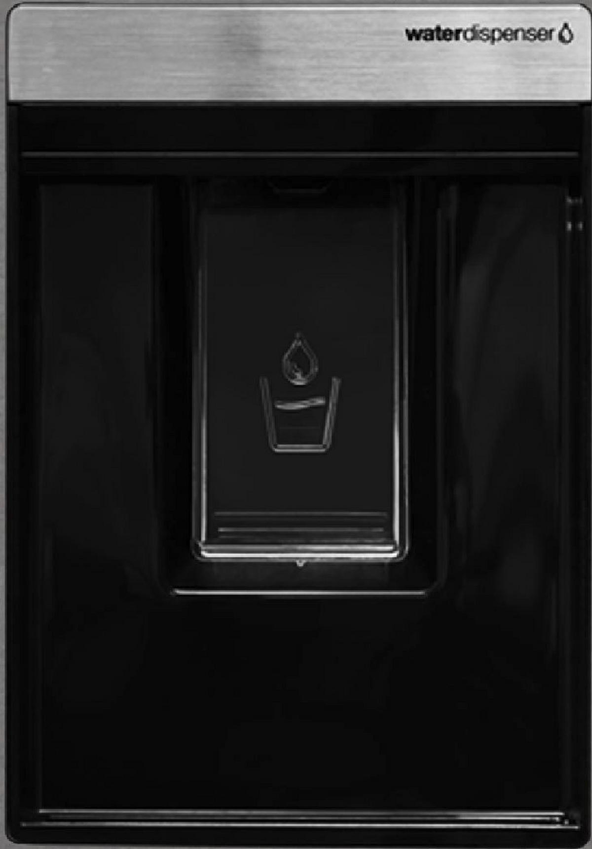 MULTI-DOOR SJ-NFA35IHDBD-EU  - Schwarz, Basics, Glas/Kunststoff (84/69/179cm) - Sharp