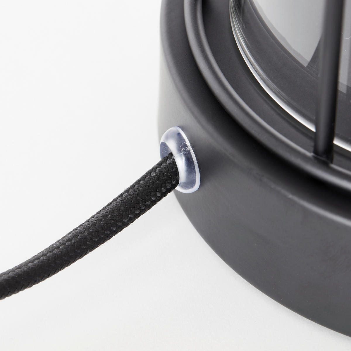 TISCHLEUCHTE 12,5/25 cm   - Schwarz, LIFESTYLE, Glas/Metall (12,5/25cm) - Brilliant