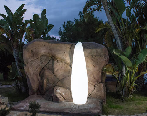 LED-STEHLEUCHTE Fredo 38/139/38 cm   - Weiß, KONVENTIONELL, Kunststoff (38/139/38cm) - New Garden