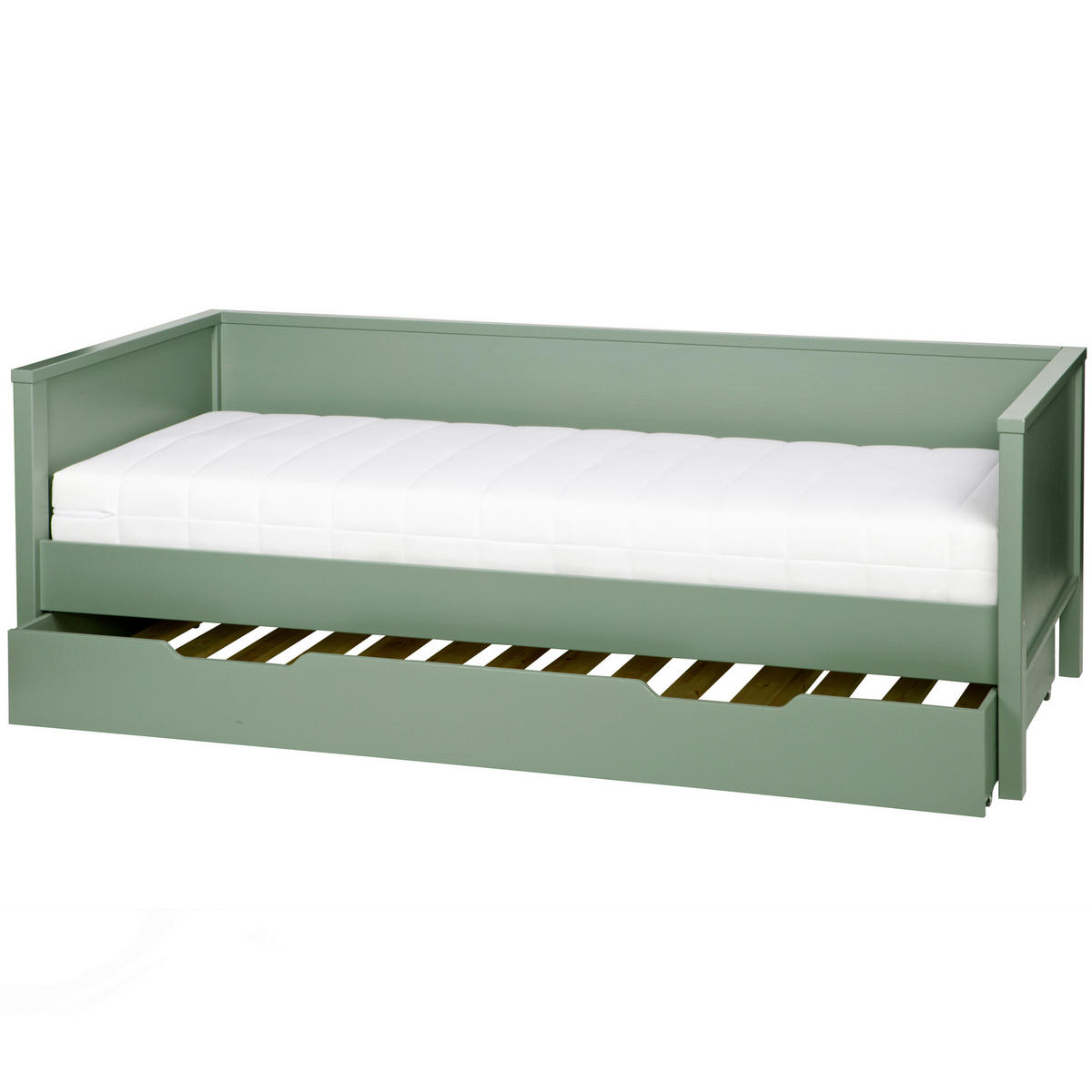 BETT 90/200 cm  in Jadegrün  - Jadegrün, Basics, Holz (90/200cm) - MID.YOU