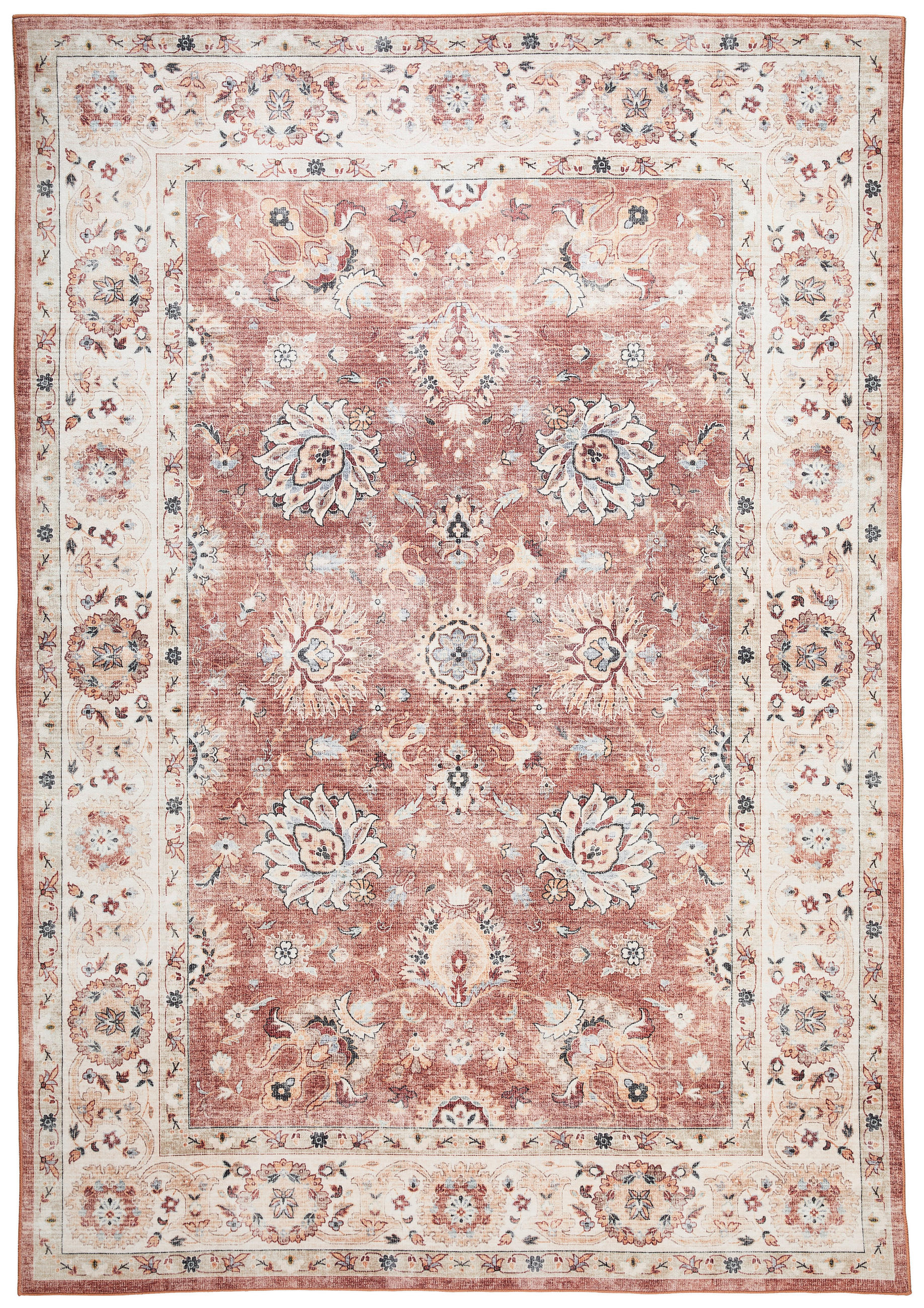 VINTAGE-TEPPICH 160/230 cm  in Terracotta  - Terracotta, Trend, Textil (160/230cm) - Novel