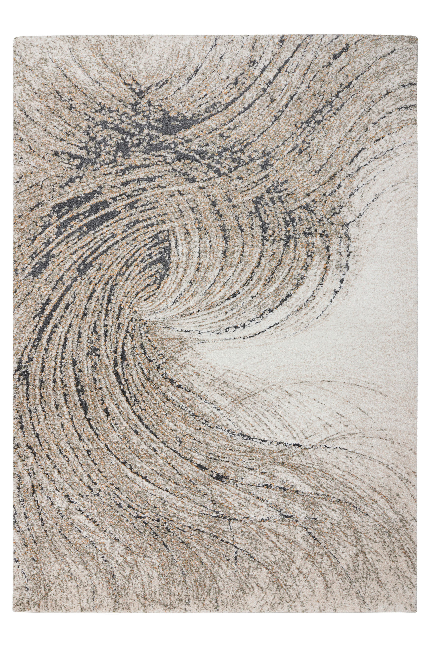 WEBTEPPICH 60/110 cm Grau, Grün  - Grau/Grün, Design, Kunststoff/Textil (60/110cm) - Obsession