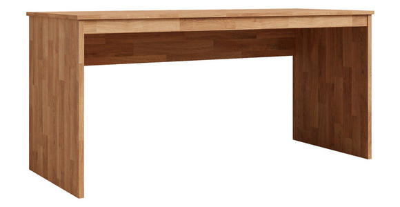 SCHREIBTISCH 160/65/75 cm  in Eichefarben  - Eichefarben, Natur, Holz (160/65/75cm) - Linea Natura