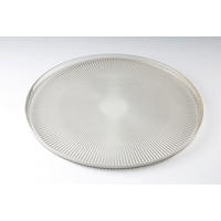 SERVÍROVACÍ PODNOS, sklo, 32 cm - tmavě šedá, Design, sklo (32cm) - Novel