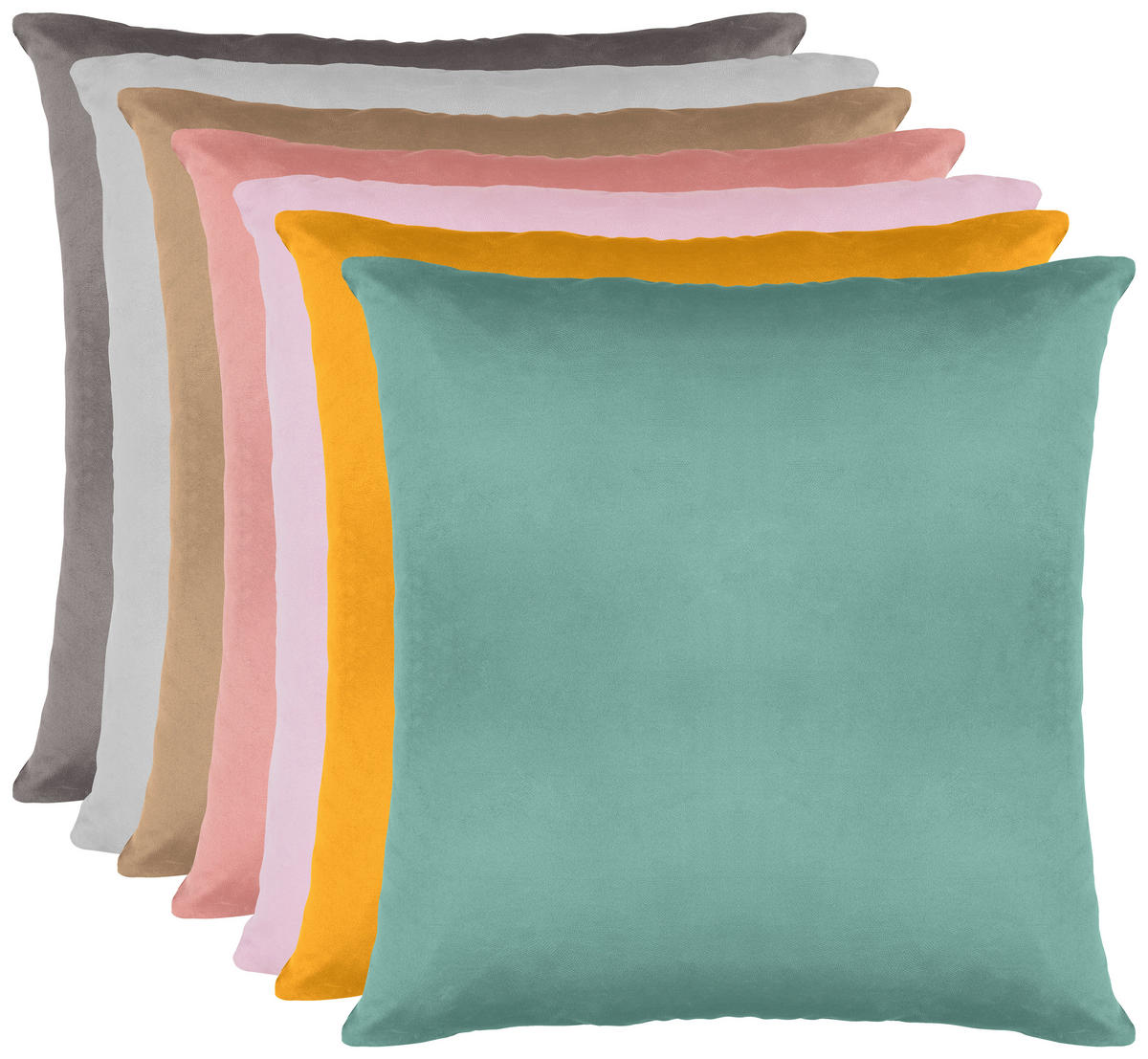 DEKORAČNÍ POLŠTÁŘ 60/60 cm - barvy stříbra, Basics, textil (60/60cm) - Novel