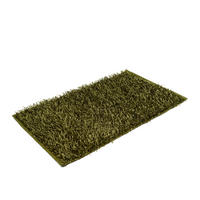 BADTEPPICH Shaggy Dunkelgrün 60/100 cm  - Dunkelgrün, Basics, Textil (60/100cm) - Esposa