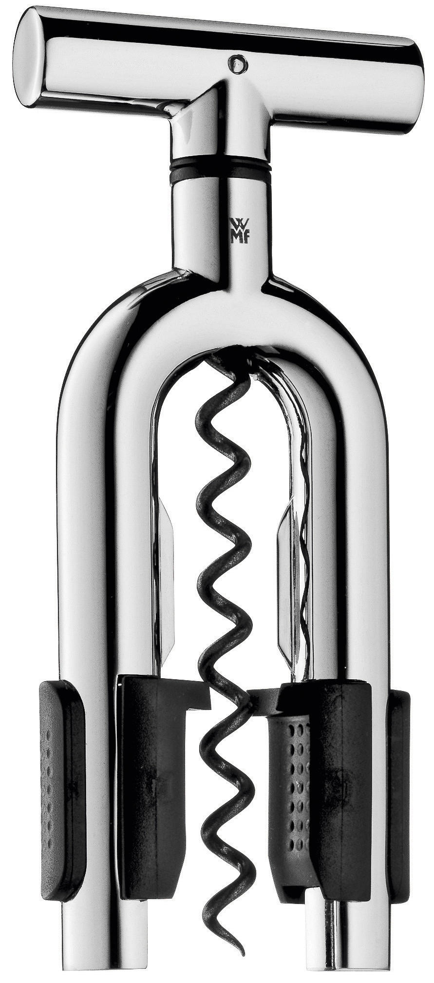 KORKENZIEHER - Silberfarben/Schwarz, Design, Kunststoff/Metall (16cm) - WMF