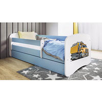 KINDER-/JUNIORBETT - Blau/Birkefarben, MODERN, Holz/Holzwerkstoff (80/160cm) - MID.YOU