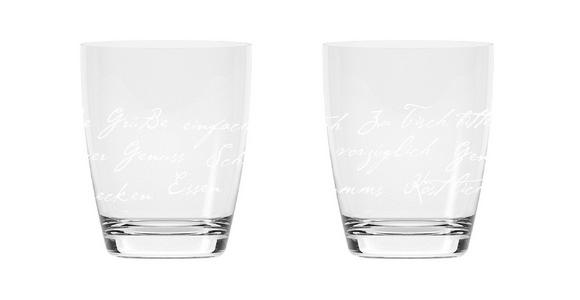DESSERTGLAS 14,6/14,6/9,5 cm - Transparent/Weiß, Basics, Glas (14,6/14,6/9,5cm) - Novel