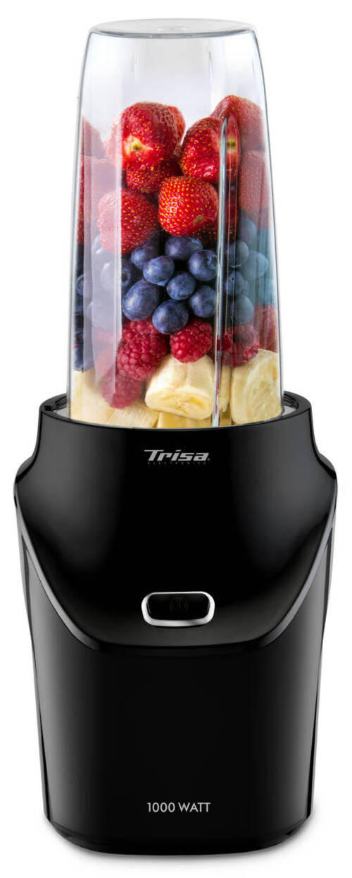 STANDMIXER  - Schwarz, Basics, Kunststoff/Metall (17,5/15/38cm) - Trisa Electronics