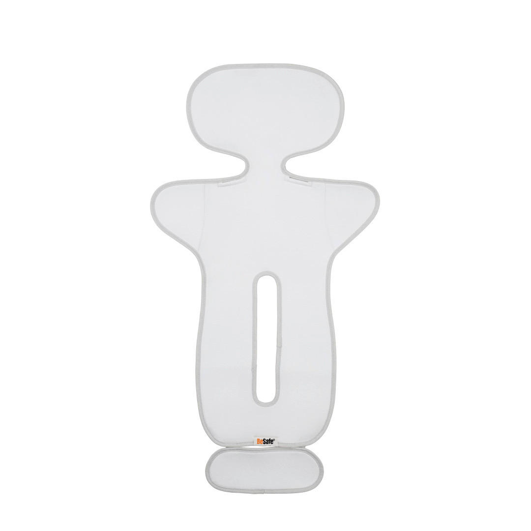 NAVLAKA ZA AUTO-SEDIŠTE  BeSafe  - svetlosiva, Osnovno, tekstil (77cm) - Besafe