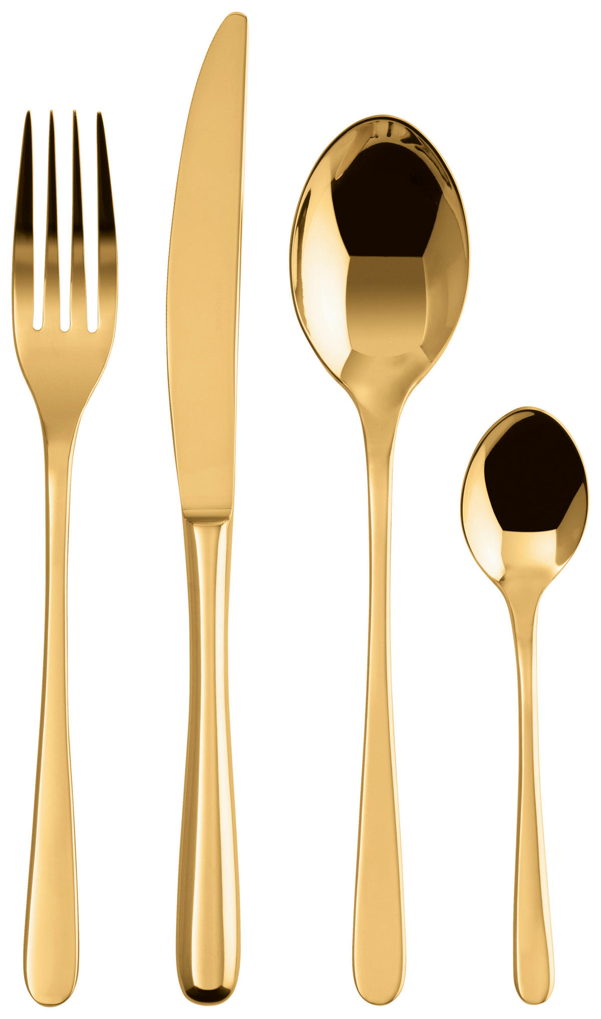 BESTECK-SET 24-teilig   - Goldfarben, Basics, Metall - Sambonet