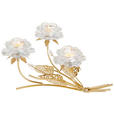TEELICHTHALTER  - Klar/Goldfarben, LIFESTYLE, Glas/Metall (30/25/15,5cm) - Ambia Home