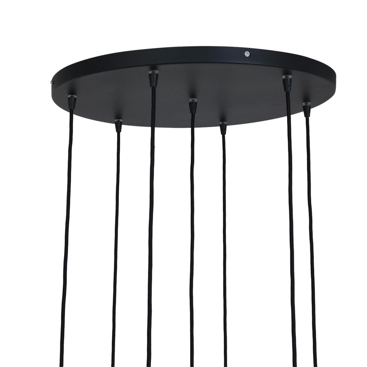 PENDELLEUCHTE  50/60-350/50 cm   - Schwarz, Trend, Glas/Metall (50/60-350/50cm)