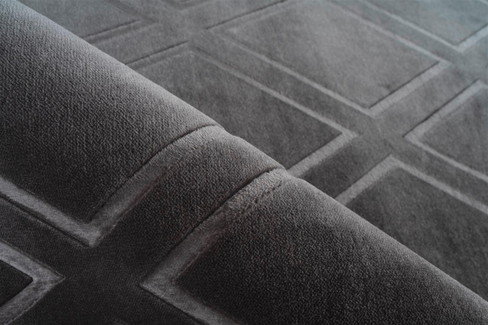 LÄUFER 80/300 cm Monroe 300 Anthrazit Anthrazit  - Anthrazit, KONVENTIONELL, Kunststoff/Textil (80/300cm)