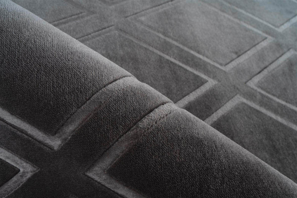 LÄUFER 80/150 cm Monroe 300 Anthrazit Anthrazit  - Anthrazit, KONVENTIONELL, Kunststoff/Textil (80/150cm)