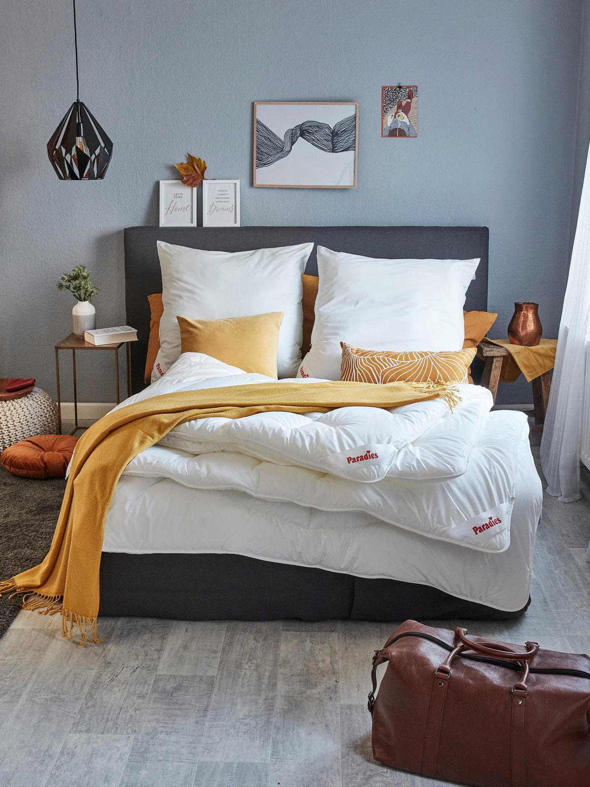 BETTENSET - Weiß, Basics, Textil (135/200cm) - Paradies