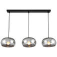 HÄNGELEUCHTE 68/20/120 cm  - Schwarz, Trend, Glas/Metall (68/20/120cm) - Novel
