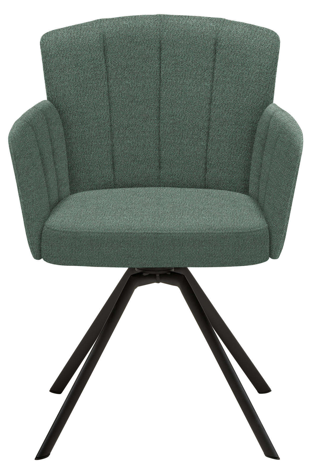 ARMLEHNSTUHL Stahl Webstoff  - Blau/Anthrazit, Design, Textil/Metall (58/83/62cm) - Venjakob