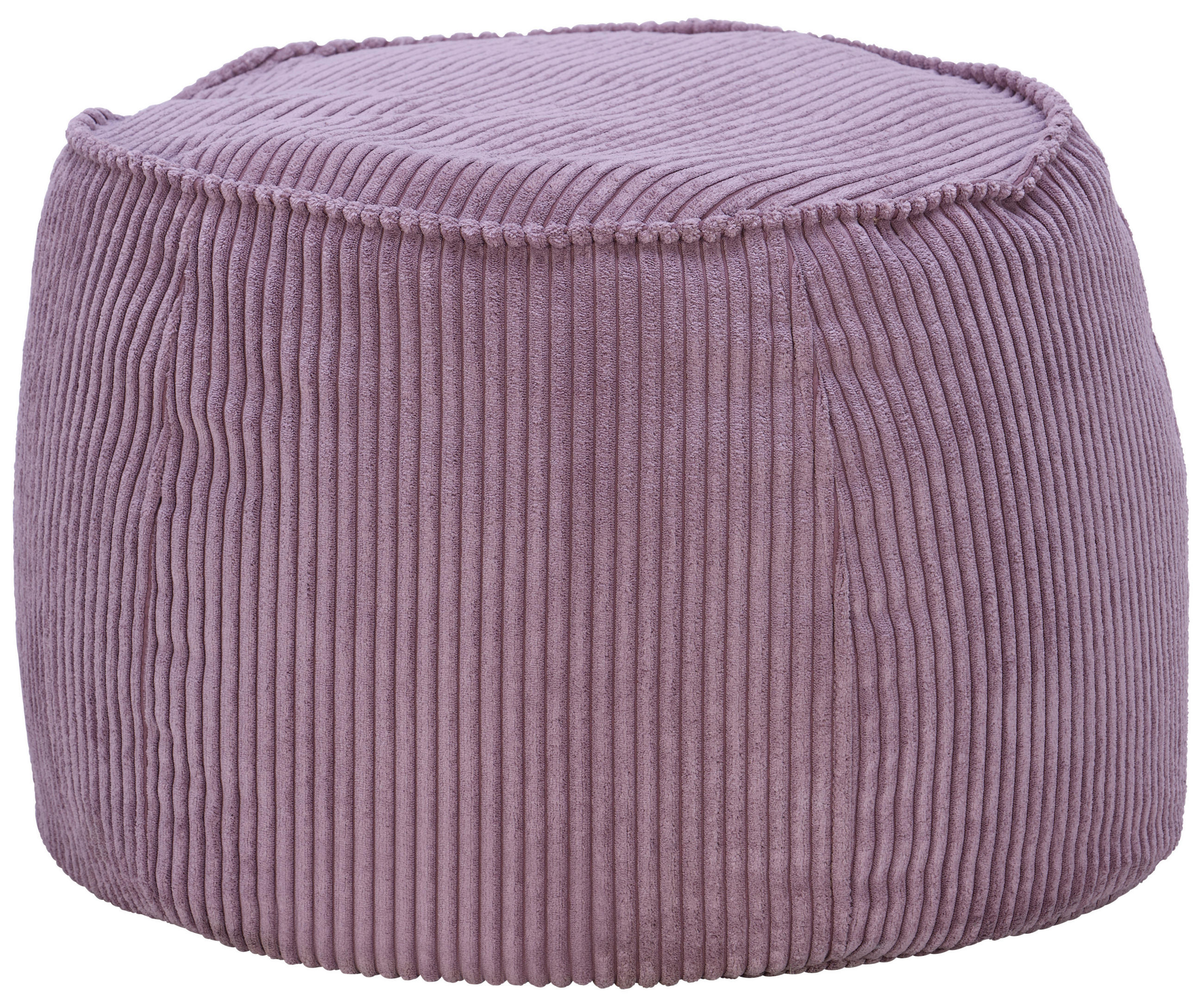 Hocker Regina Cord Lila Sitz Gepolstert