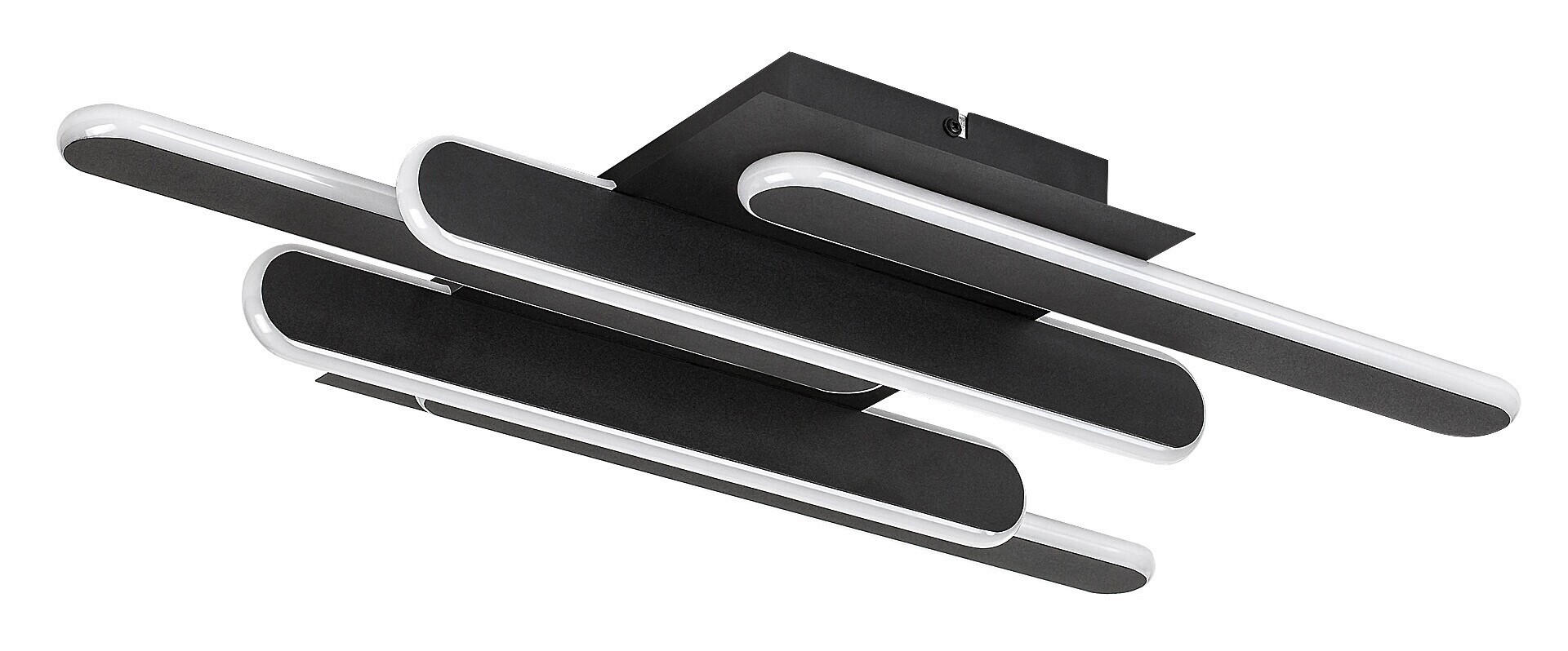 LED SVJETILJKA STROPNA Sindri  - bijela/crna, Design, metal/plastika (61/36cm)