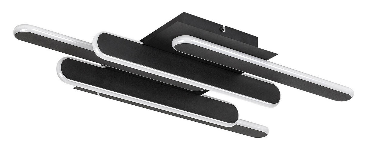 LED SVJETILJKA STROPNA Sindri  - bijela/crna, Design, metal/plastika (61/36cm)