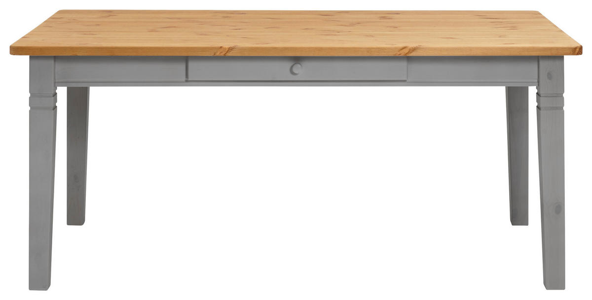 ESSTISCH in Holz 180/90/78 cm  - Laugenfarbig/Grau, ROMANTIK / LANDHAUS, Holz (180/90/78cm) - Boxxx