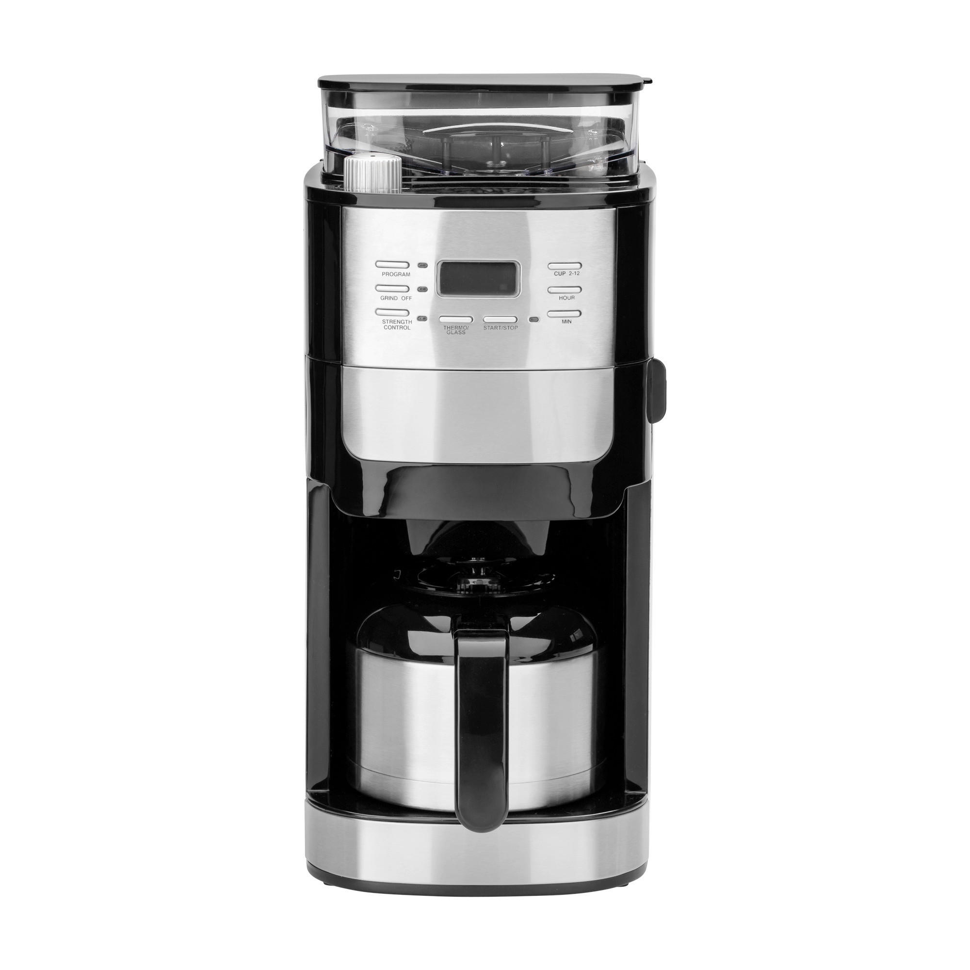 FILTERKAFFEEMASCHINE  - Edelstahlfarben/Schwarz, Basics, Glas/Kunststoff (26/20/45cm) - CHEF CUISINE