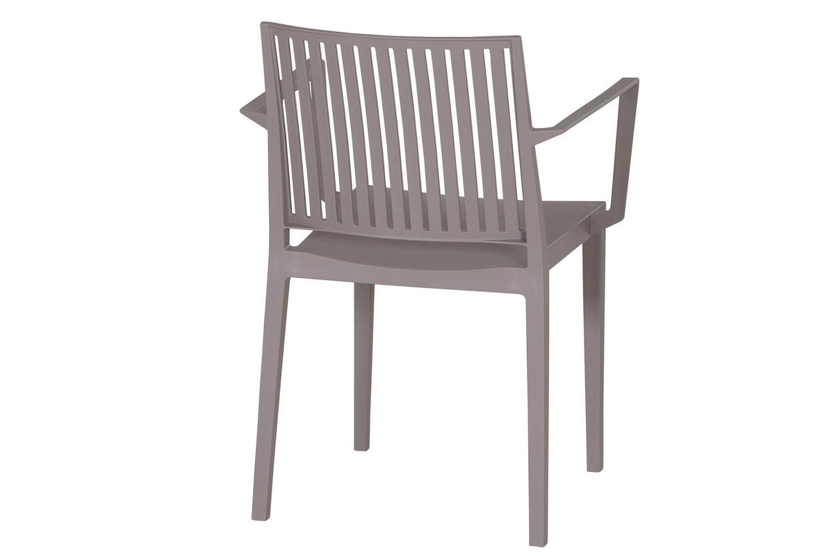 STAPELSTUHL Taupe  - Taupe, Basics, Kunststoff (57/80/56cm) - Siena Garden