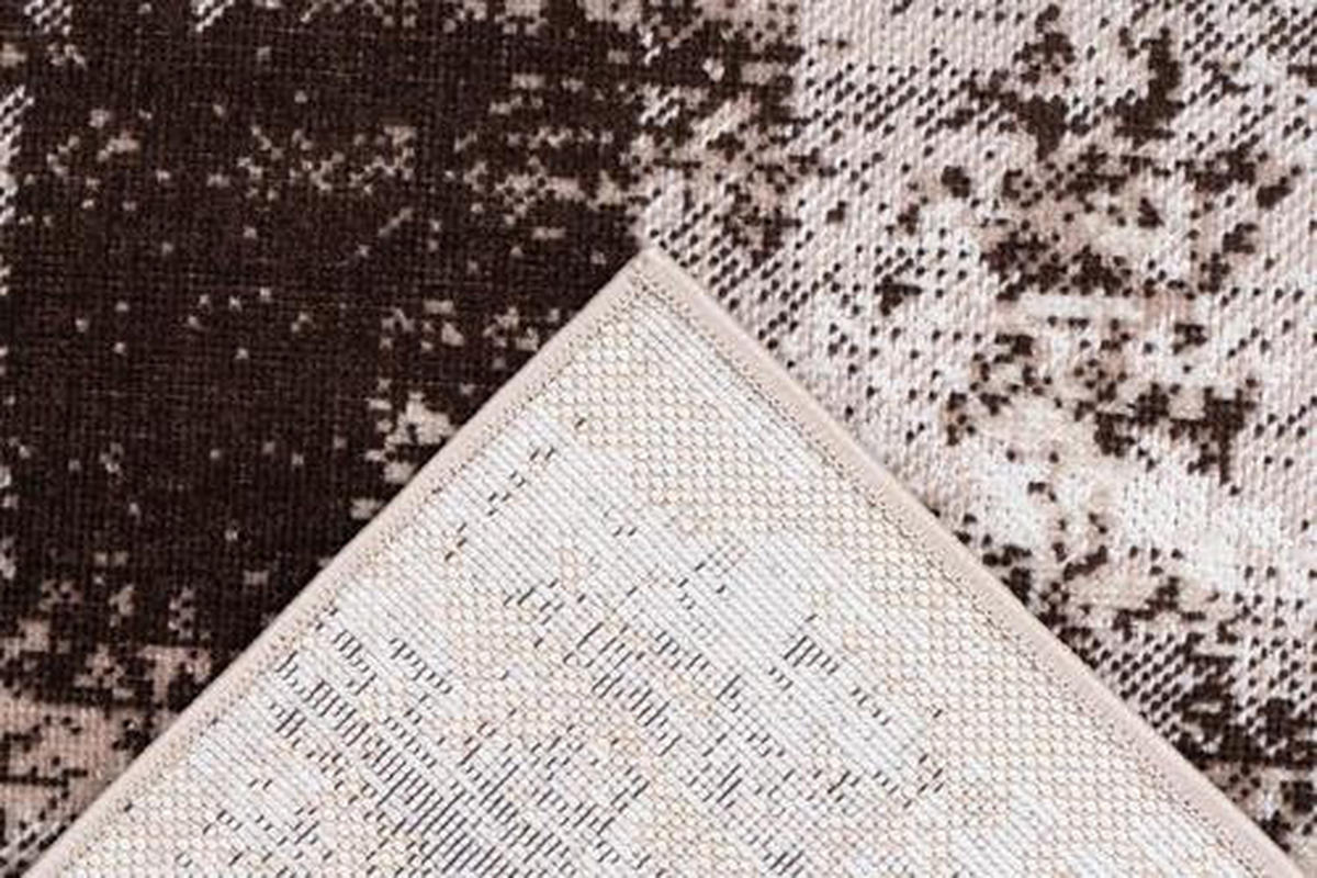 VINTAGE KOBEREC, 120/170 cm, hnědá, šedohnědá - hnědá/šedohnědá, Design, textil (120/170cm)