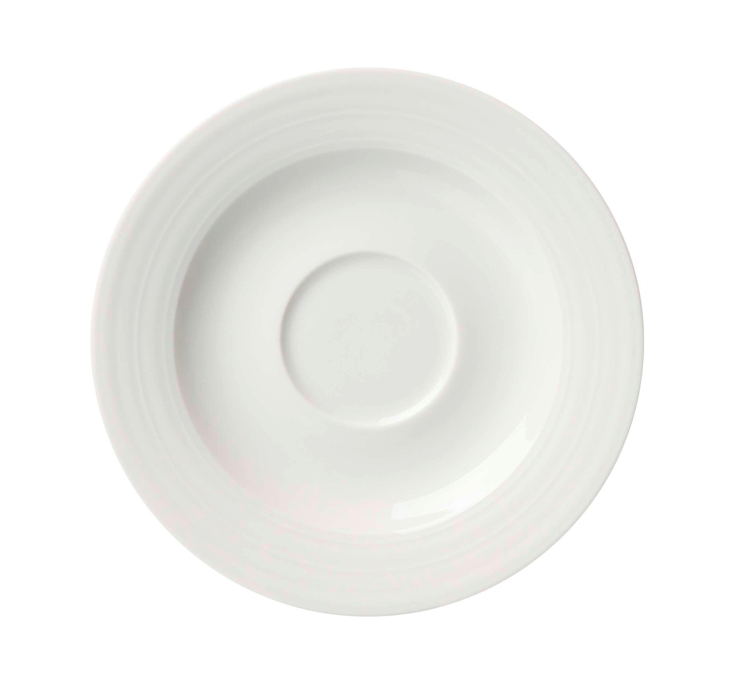 ESPRESSO-UNTERTASSE Levi Weiss  - Weiß, Basics, Keramik (12,5/12,5/1,5cm) - Ritzenhoff Breker