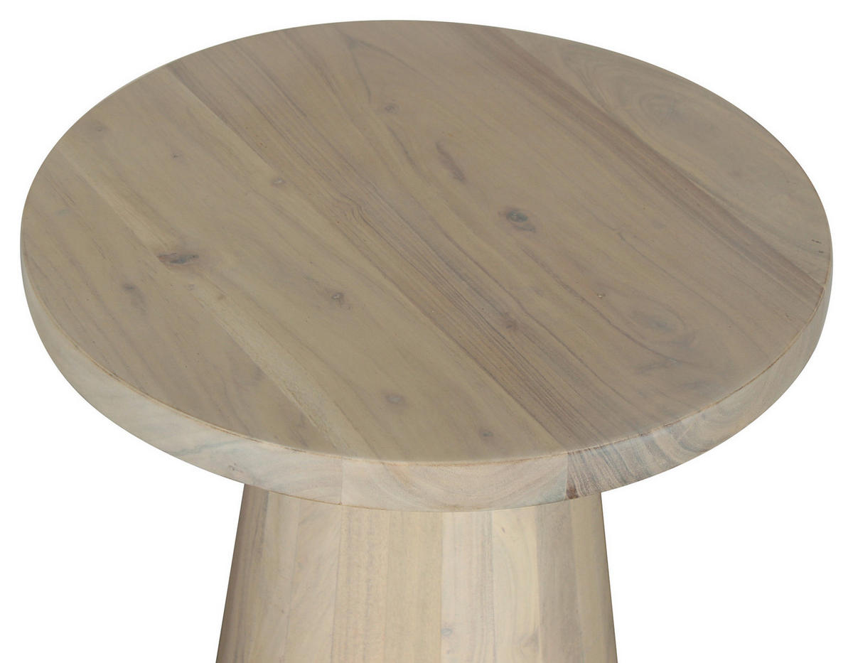 BEISTELLTISCH in Holz  - Schwarz/Weiß, Design, Holz (35/60/35cm) - MID.YOU