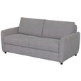 SCHLAFSOFA Chenille Anthrazit  - Anthrazit/Schwarz, Design, Textil (184/91/99cm) - Xora