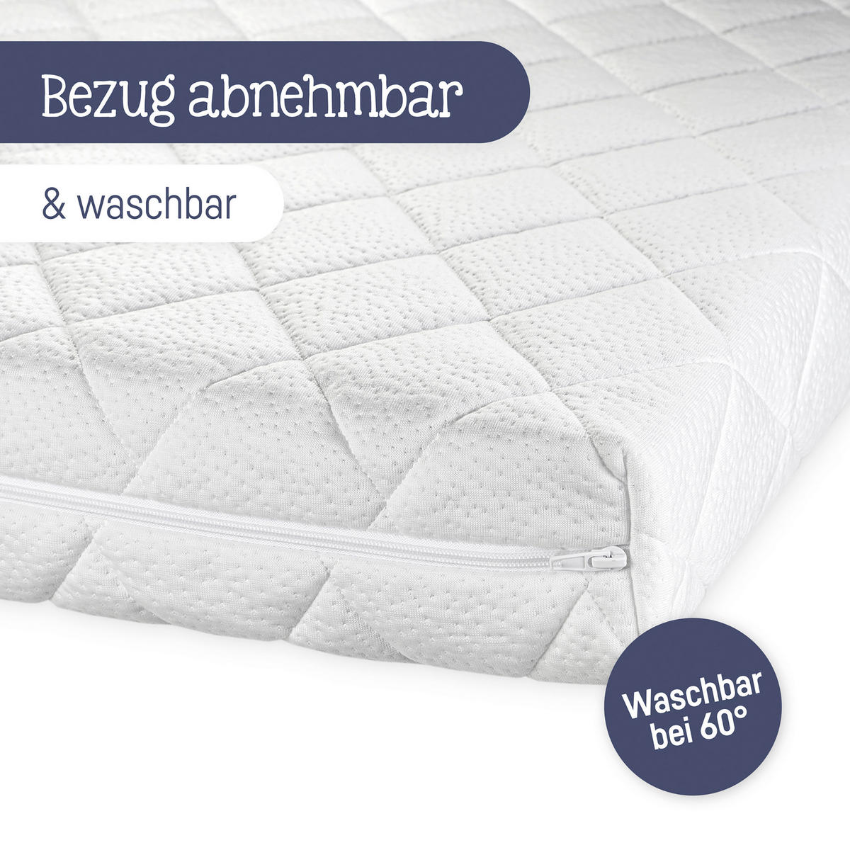 KINDERMATRATZE babydream Classic Compfort   70/140 cm   - Weiß, Basics, Textil (70/140cm) - Zöllner