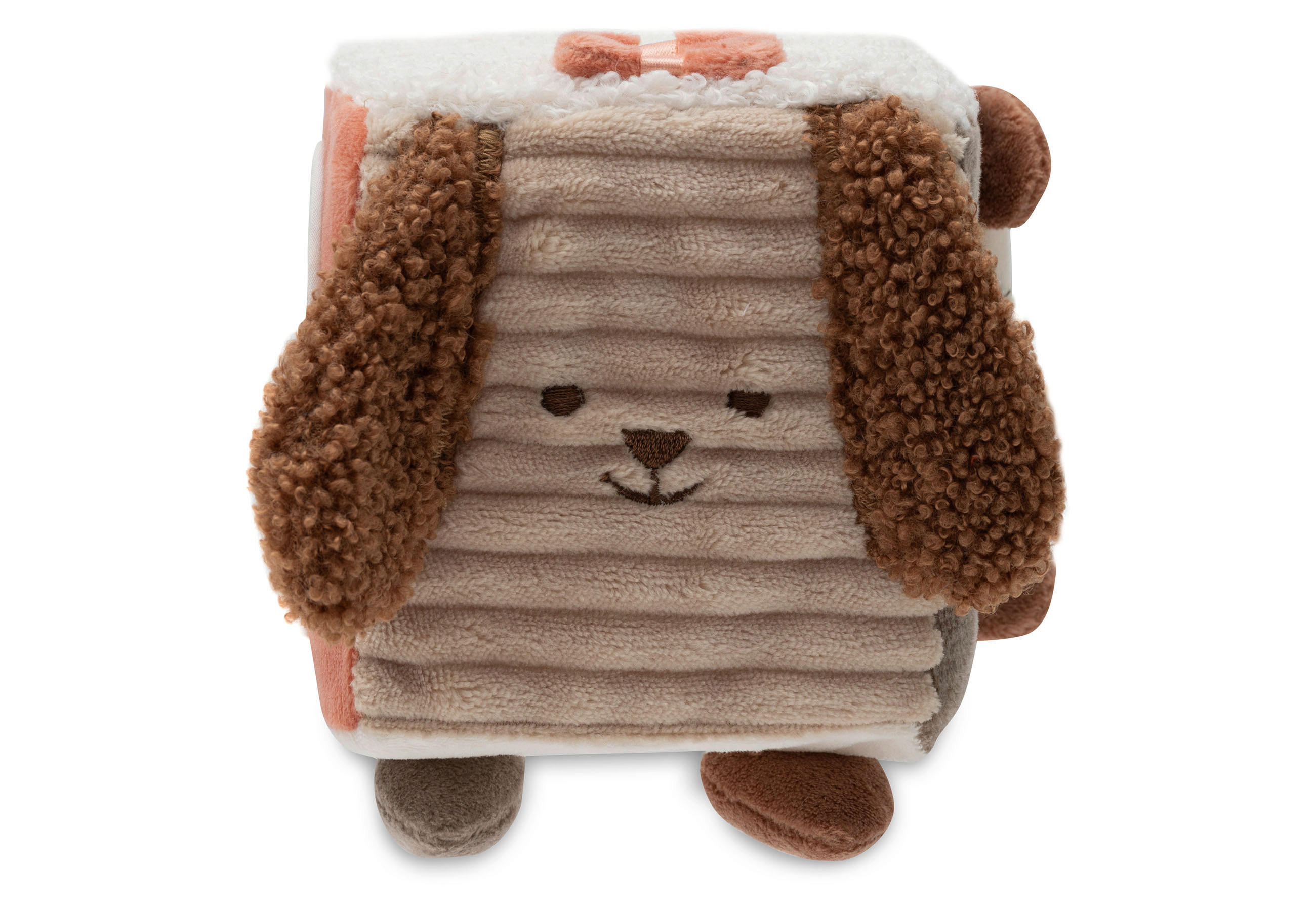 KOCKA ZA IGRU  Animal Friends  - višebojno, Basics, tekstil (10/10/1cm) - JOLLEIN