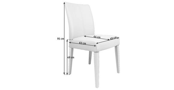 STUHL in Holz, Textil Schlammfarben, Eichefarben - Schlammfarben/Eichefarben, KONVENTIONELL, Holz/Textil (48/95/63cm) - Voleo