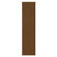 AKUSTIKPANEEL Eiche Geräuchert furniert 57.25/1.9/240 cm  - Eichefarben, KONVENTIONELL, Holzwerkstoff/Textil (57.25/1.9/240cm)