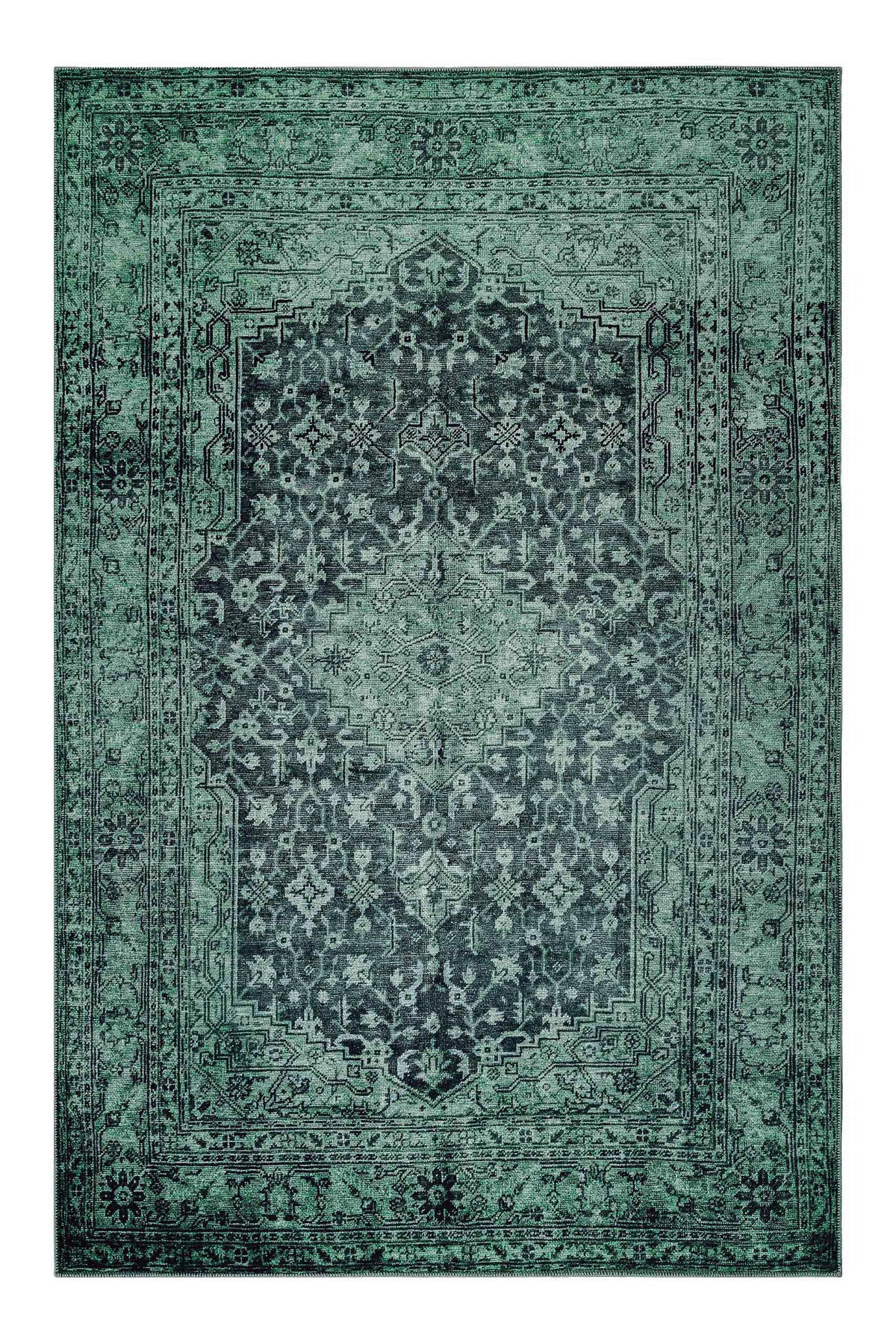 VINTAGE-TEPPICH 140/200 cm 2nd Avenue Dunkelgrau  - Dunkelgrau, LIFESTYLE, Textil (140/200cm) - WECON HOME