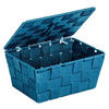 KOŠÍK petrolejová - petrolejová, Basics, plast (19/10/14cm)