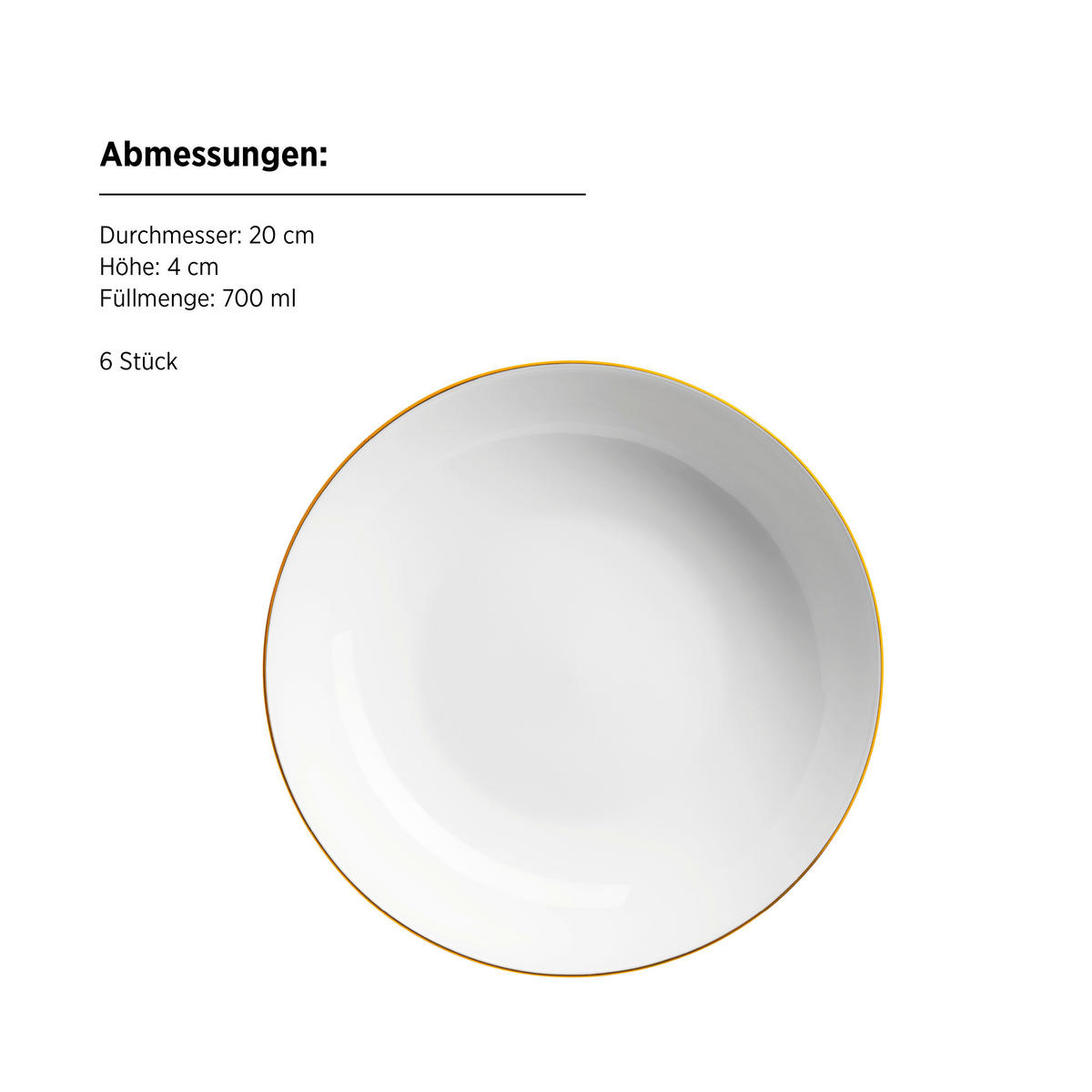 TAFELSERVICE Weiß FELISE 12-teilig  - Weiß, Basics, Keramik - Mäser