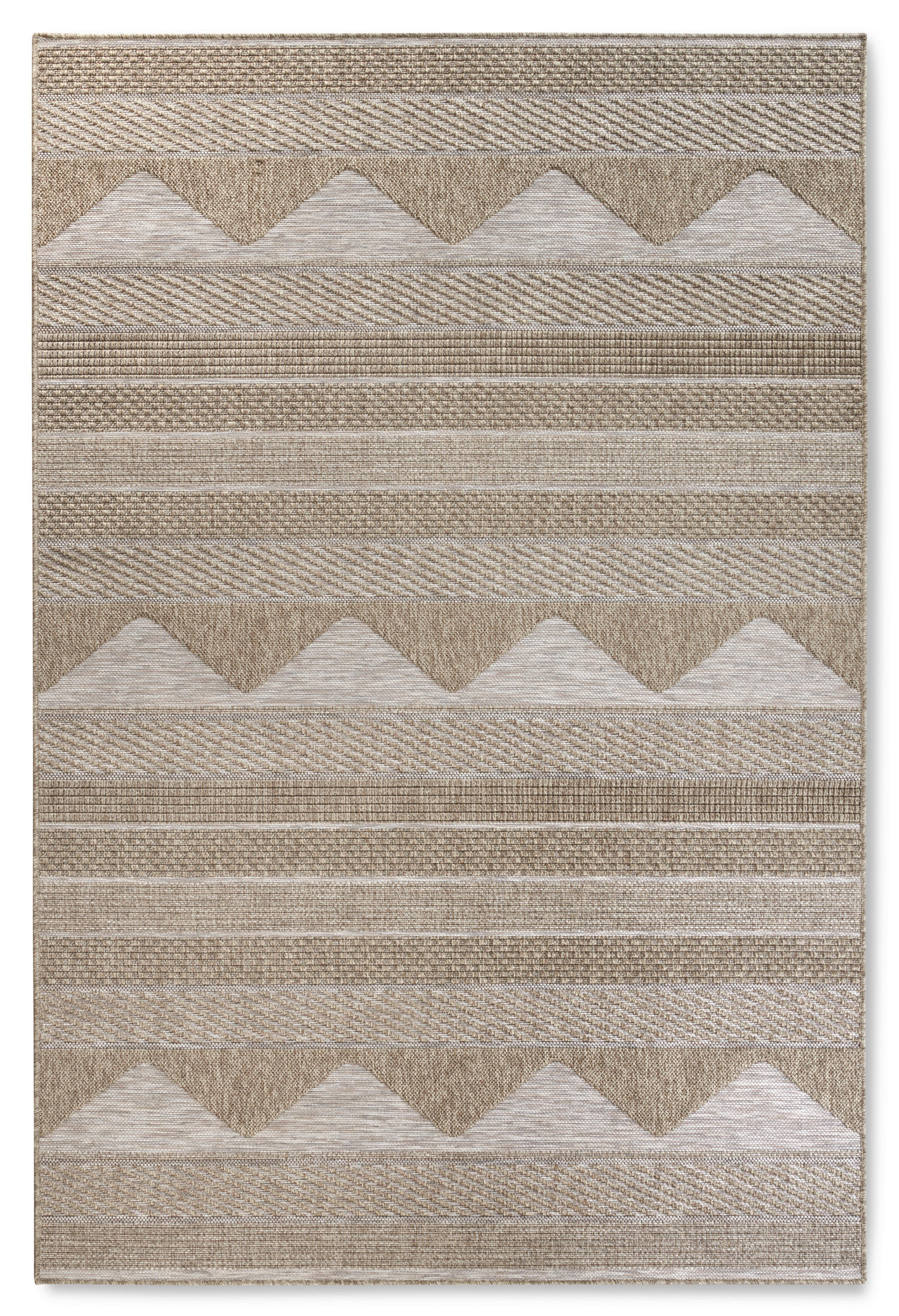 OUTDOORTEPPICH 190/290 cm Kollektion 1836 Hellbraun  - Hellbraun, Design, Kunststoff/Textil (190/290cm) - Villeroy & Boch