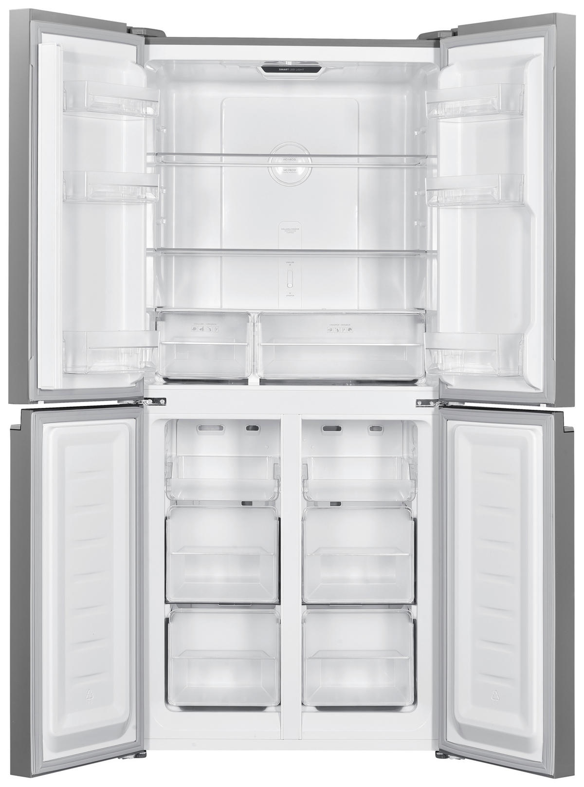 SIDE-BY-SIDE 79/18/70 cm FDR5100  - Silberfarben, Basics, Metall (79/18/70cm) - Beko