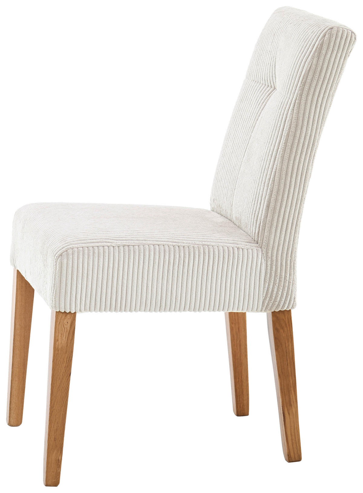 STUHL in Holz, Textil Eichefarben, Beige  - Eichefarben/Beige, KONVENTIONELL, Holz/Textil (48,5/91/66cm) - home24