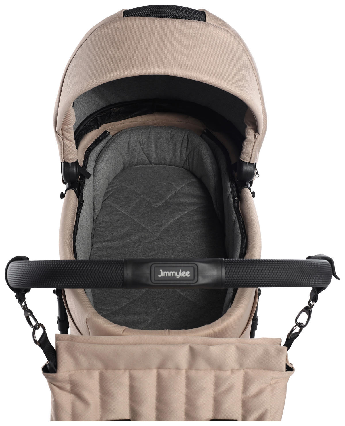 BARNVAGNSSET Easy Compact  - beige/svart, Basics, metall/textil (108/61/96cm) - Jimmylee