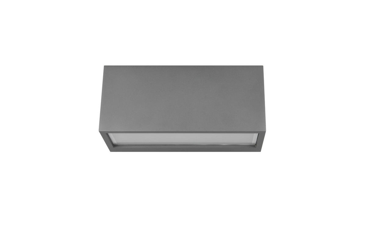 VÄGGLAMPA FÖR UTOMHUS   - antracit, Basics, metall/glas (11/25/10cm) - Trio Leuchten