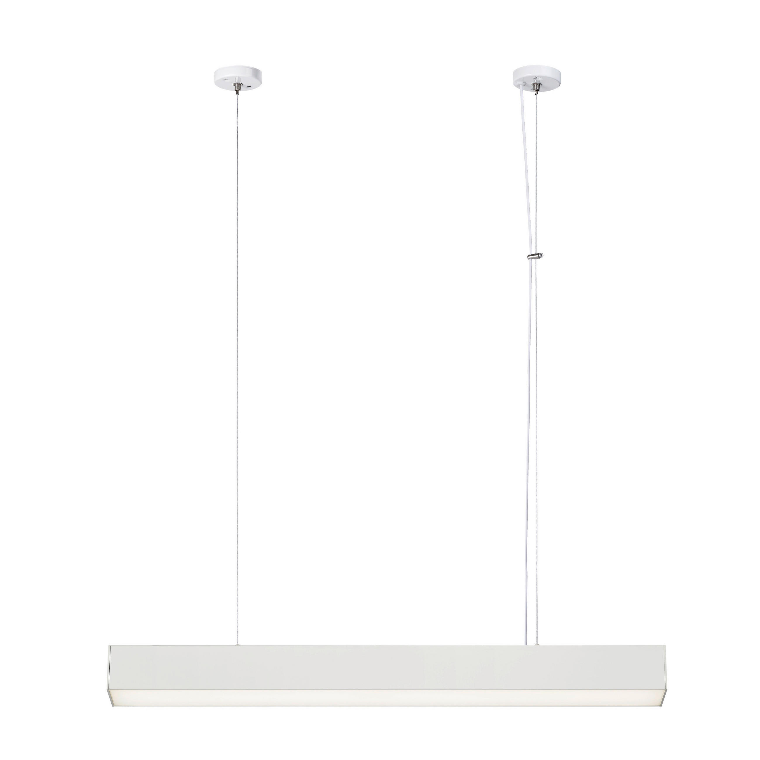 LED-HÄNGELEUCHTE Luci  120/80/6 cm  - Schwarz, Design, Metall (120/80/6cm)