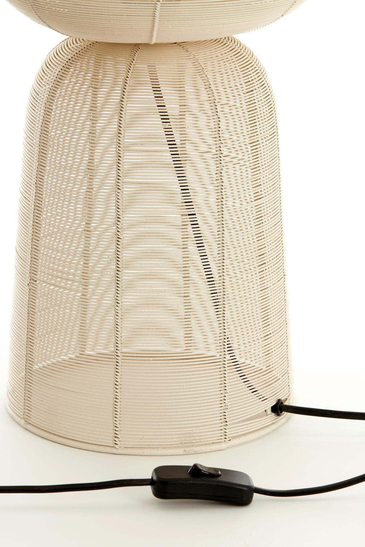 TISCHLEUCHTE ABOSO 24/54 cm   - Weiß, Trend, Metall (24/54cm) - Light & Living