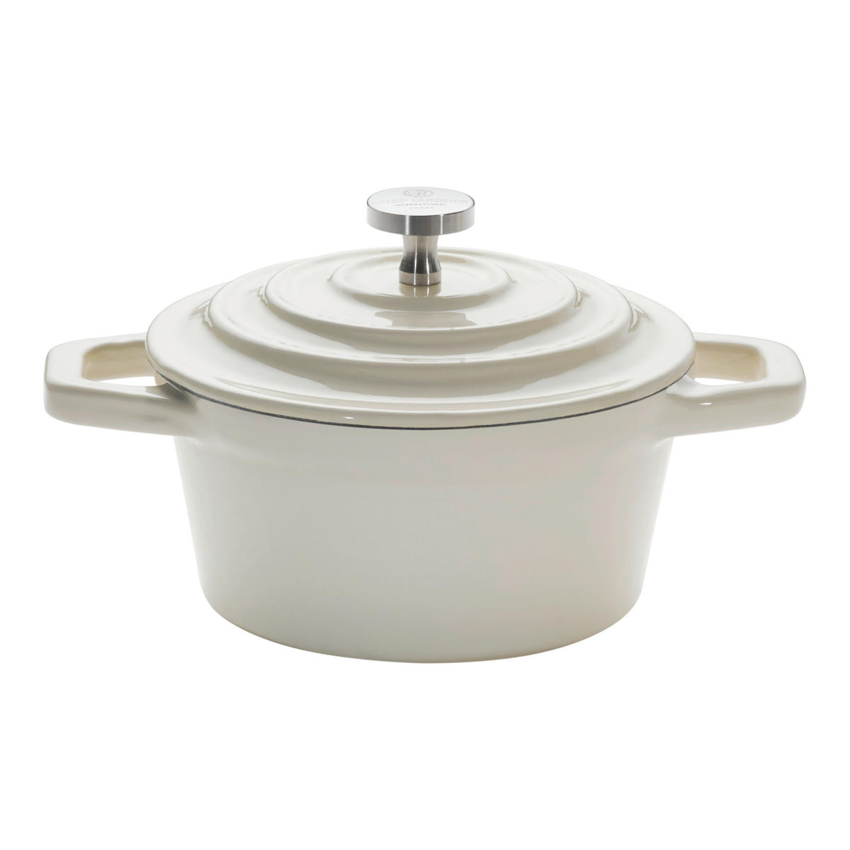 GUSSTOPF 0,25 L  - Edelstahlfarben/Creme, Basics, Metall (10,5/6,5cm) - CHEF CUISINE