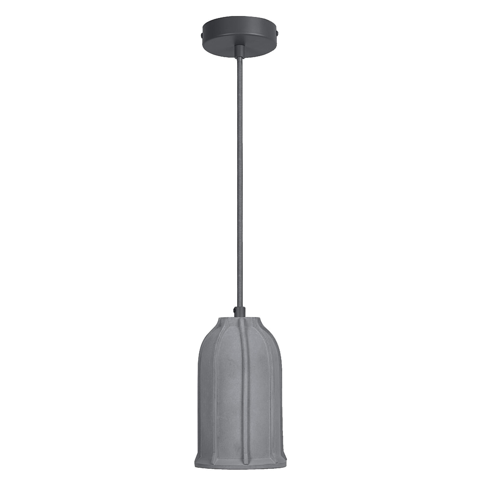 PENDELLEUCHTE 11,5/123,5 cm   - Dunkelgrau, Natur, Stein/Metall (11,5/123,5cm) - Ledvance